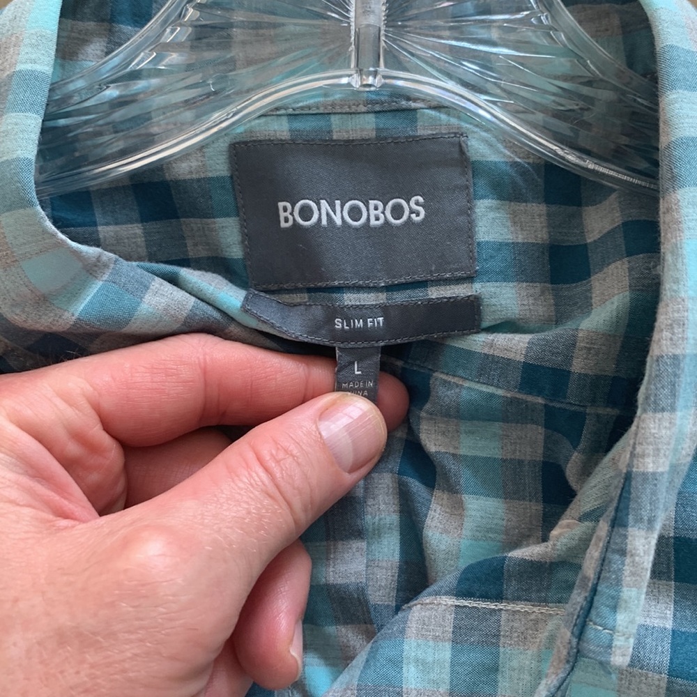 Bonobos Large Mens Button - Picture 3 of 3